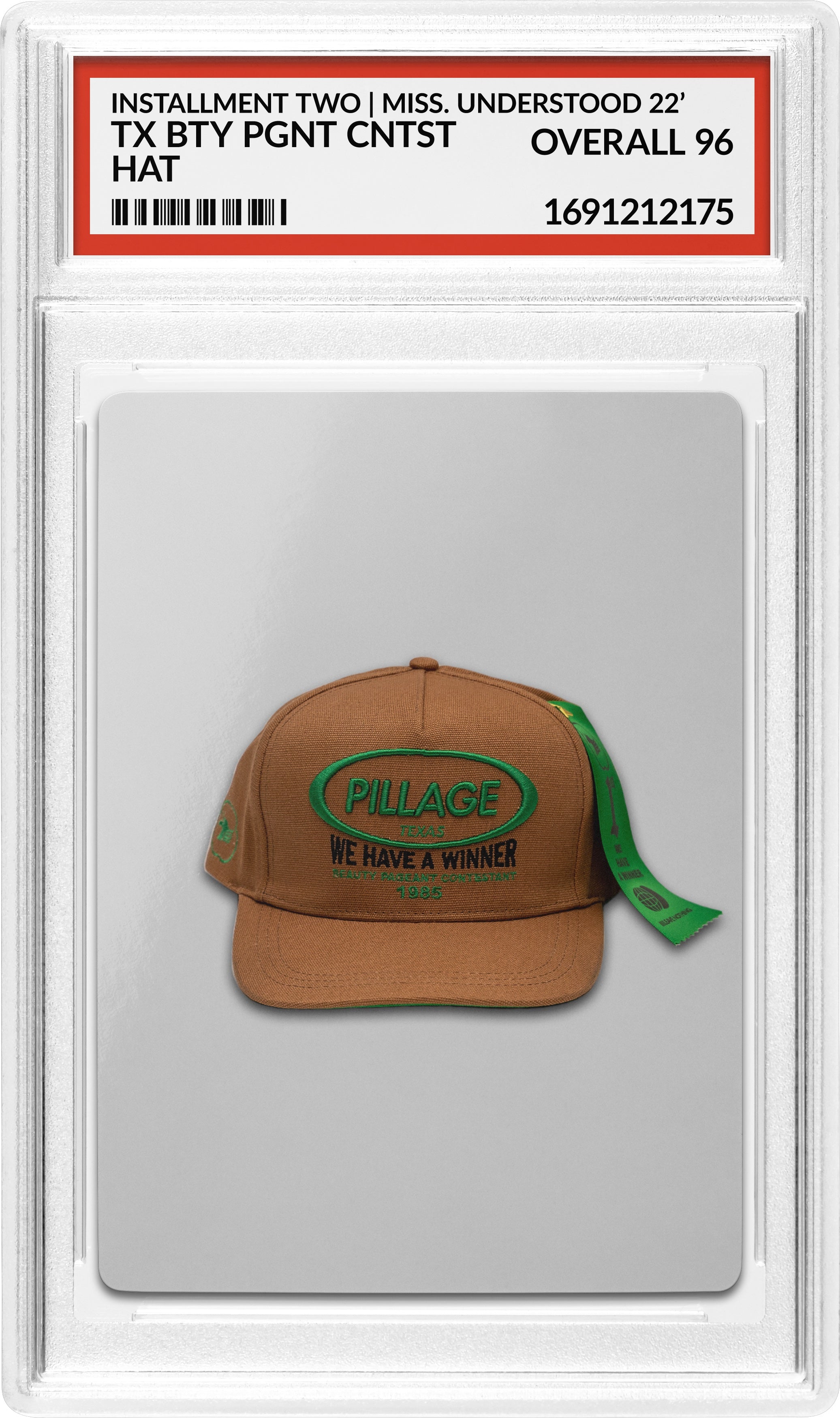 PILLAGE WORLDWIDE - BEAUTY PAGEANT CONTESTANT HAT